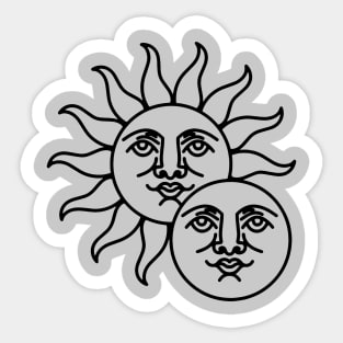 Sun & Moon Sticker